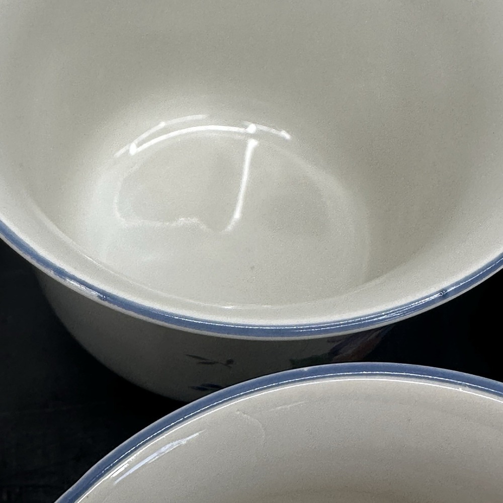 Lot Of 6 JMP Marketing Stoneware Coffee Tea Cup Provincial Bouquet Cottagecore - Picture 9 of 12